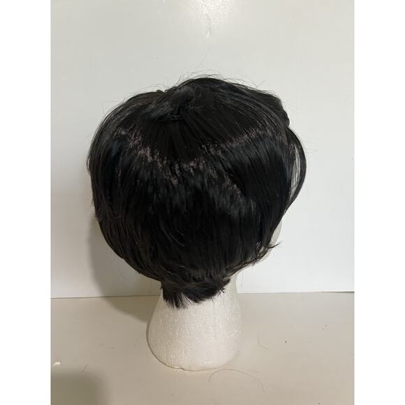 Women’s Short Straight Black Wig Soft Classic Cap Full Synthetic Natural Look - Picture 5 of 15